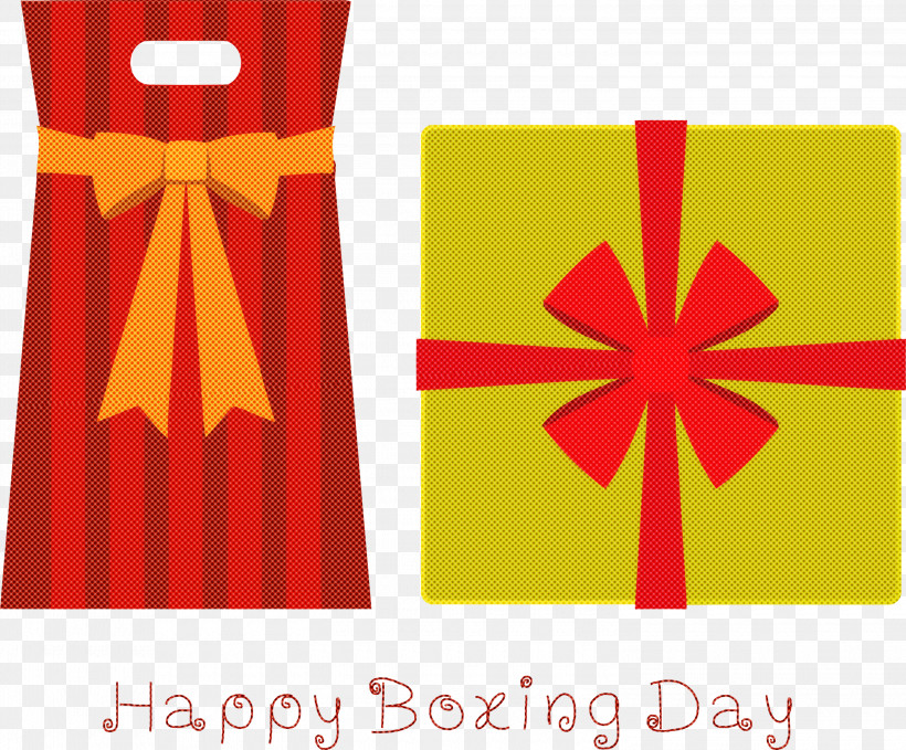 Happy Boxing Day Boxing Day, PNG, 3000x2486px, Happy Boxing Day, Boxing Day, Rectangle, Red, Yellow Download Free