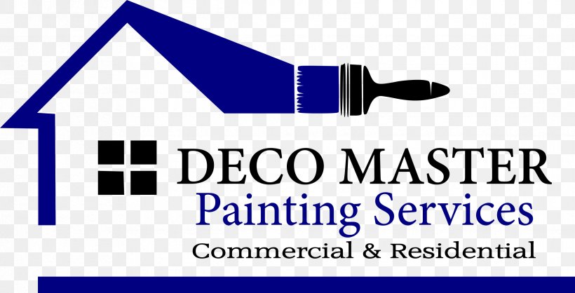 Logo Painting House Painter And Decorator, PNG, 2430x1239px, Logo, Area, Blue, Brand, Diagram Download Free