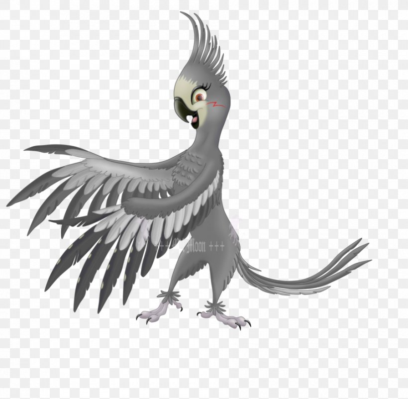 Normal Grey Cockatiel Parrot Rio Fan Art, PNG, 900x881px, Cockatiel, Animal, Art, Beak, Bird Download Free