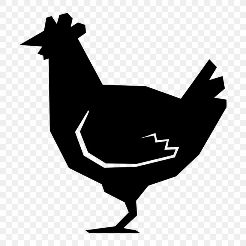 Rooster Organic Food Free Range Clip Art, PNG, 1024x1024px, Rooster, Beak, Bird, Black And White, Chicken Download Free