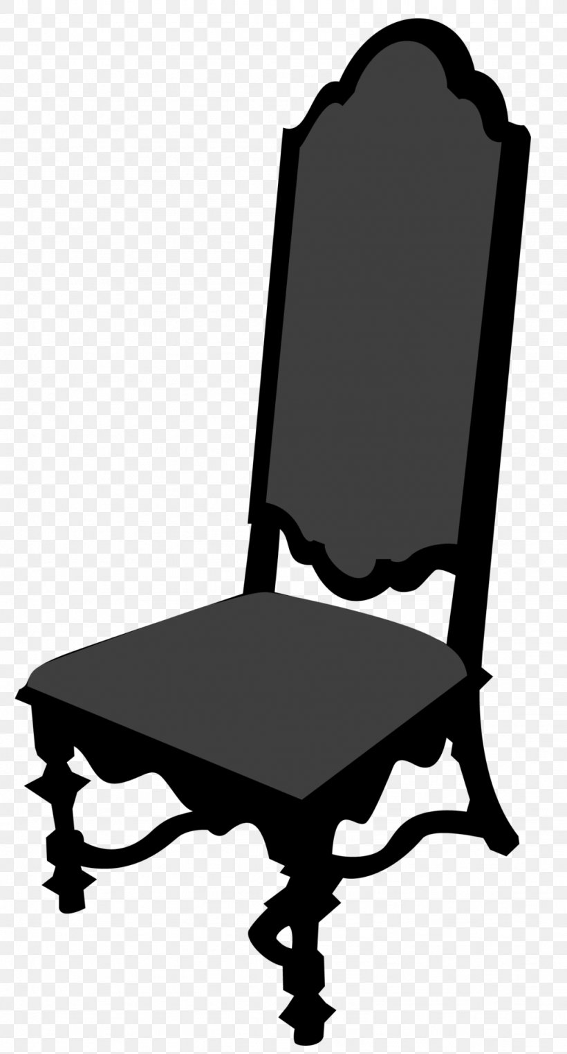 Table Chair Furniture Dining Room, PNG, 1024x1902px, Table, Black, Black And White, Chair, Cushion Download Free