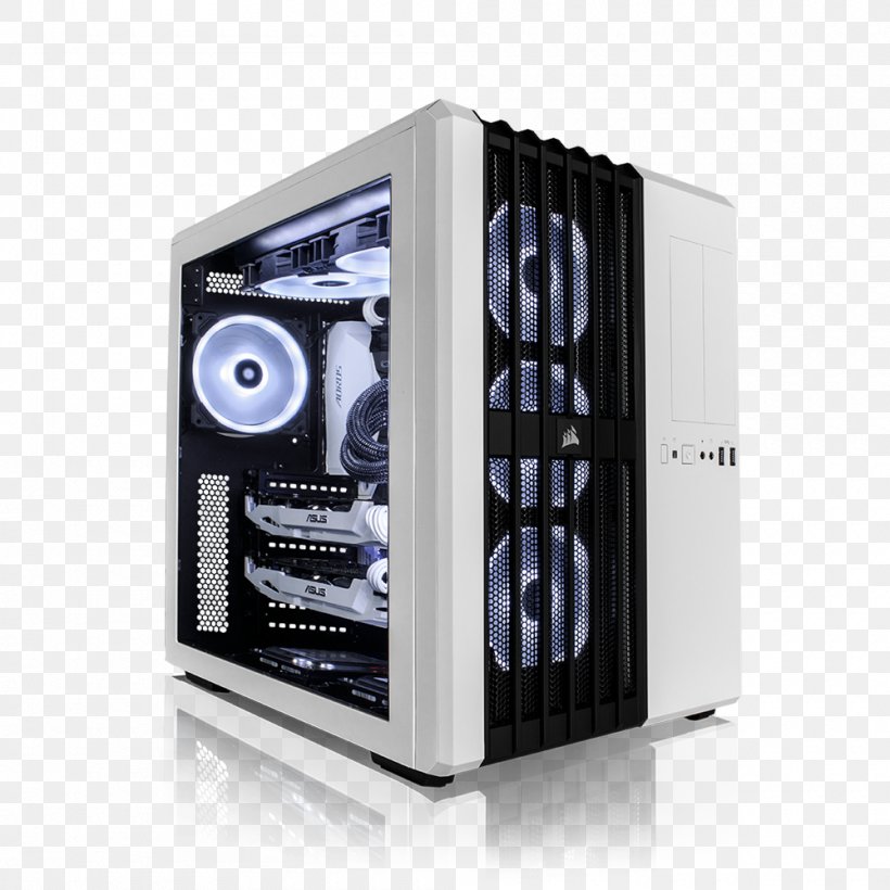 Computer Cases & Housings Intel Gaming Computer Ryzen GeForce, PNG, 1000x1000px, Computer Cases Housings, Advanced Micro Devices, Computer, Computer Case, Computer Component Download Free