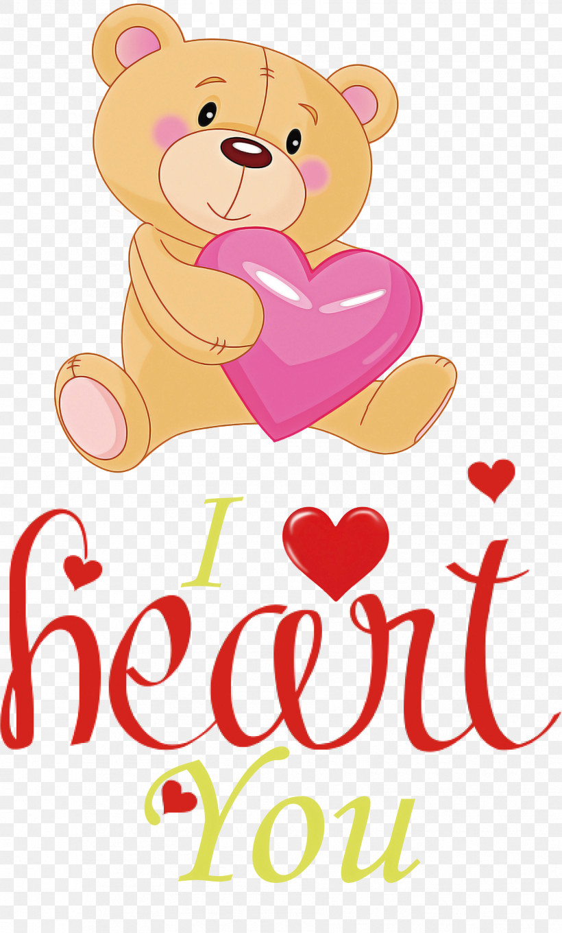 I Heart You I Love You Valentines Day, PNG, 1808x2999px, I Heart You, Cartoon, Cuteness, Flower, Heart Download Free