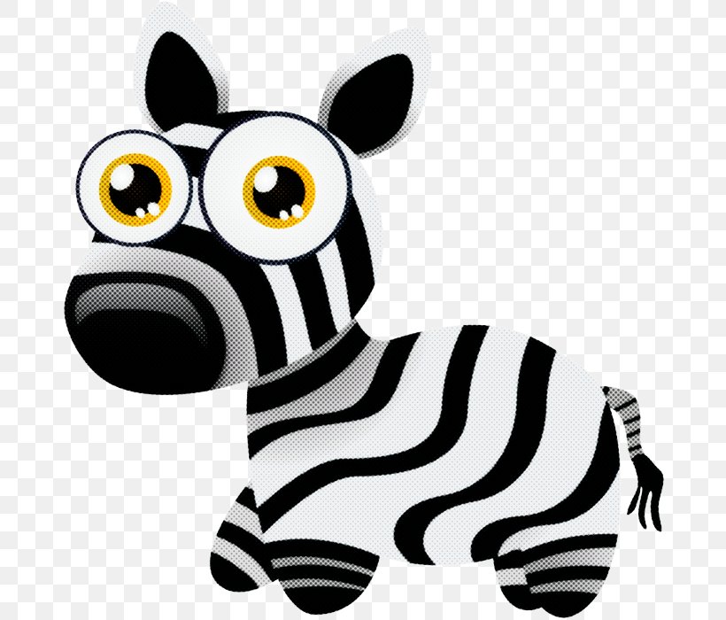 Zebra Animal Figure Cartoon Clip Art Black-and-white, PNG, 682x700px, Zebra, Animal Figure, Blackandwhite, Cartoon, Snout Download Free