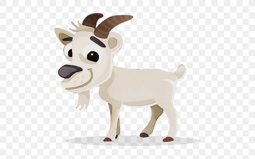 Cartoon Goats Goat Livestock Bovine, PNG, 512x512px, Watercolor, Animal Figure, Bovine, Burro, Cartoon Download Free