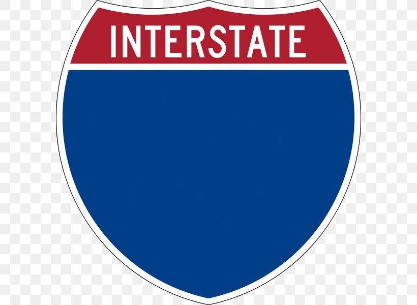 US Interstate Highway System Vector Graphics Traffic Sign, PNG, 600x600px, Us Interstate Highway System, Area, Blue, Brand, Electric Blue Download Free