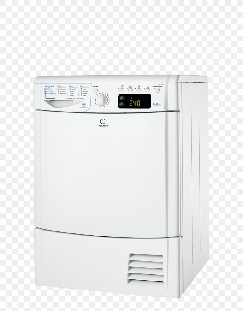 Clothes Dryer INDESIT Indesit 6C13E5 Indesit Ecotime IDC 8T3 B Beko Indesit IDCL 85 B H, PNG, 830x1064px, Clothes Dryer, Beko, Condenser, Home Appliance, Hotpoint Download Free