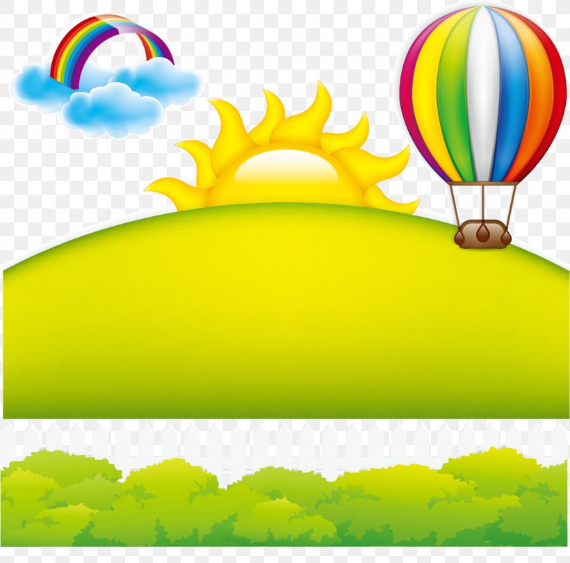 Poster Rainbow Balloon, PNG, 1126x1113px, Poster, Balloon, Color, Grass, Green Download Free