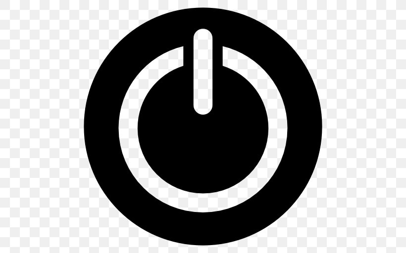 Power Supply Unit Power Symbol Button, PNG, 512x512px, Power Supply Unit, Black And White, Brand, Button, Computer Download Free