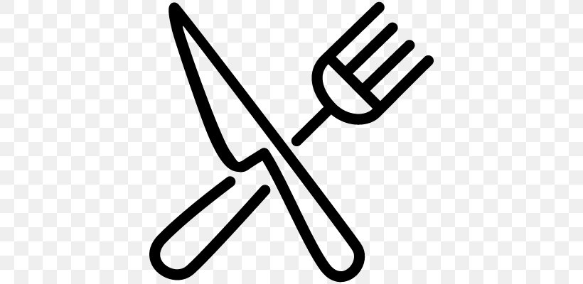 Knife Fork Spoon Cutlery Clip Art, PNG, 400x400px, Knife, Black And White, Cutlery, Fork, Household Silver Download Free