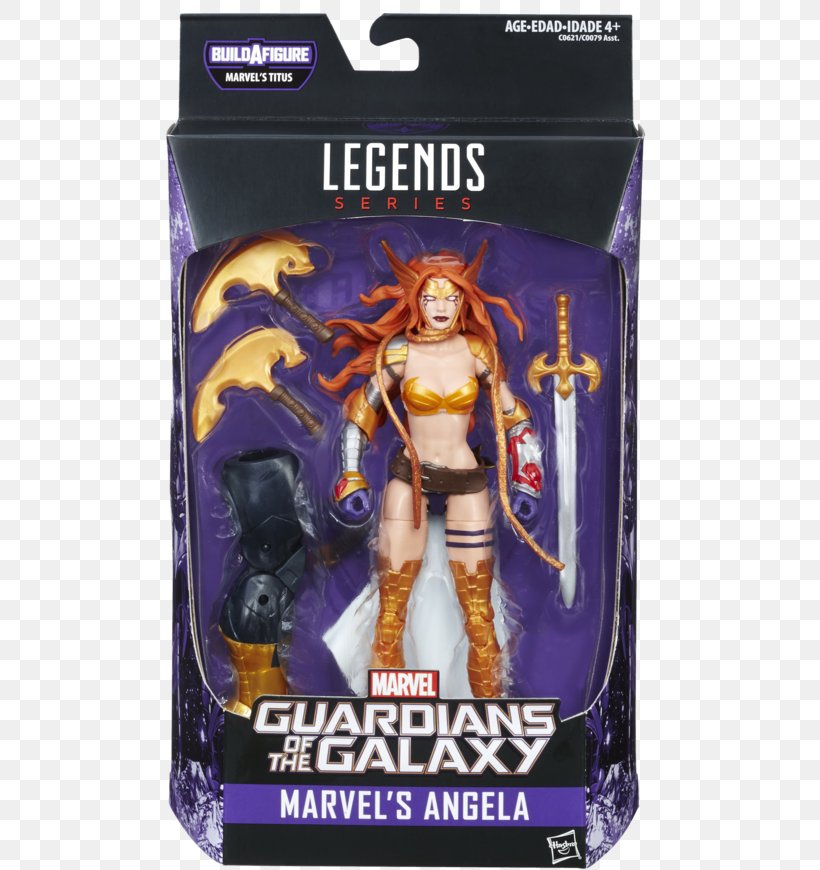 Angela Drax The Destroyer Marvel Legends Guardians Of The Galaxy Marvel Comics, PNG, 596x870px, Angela, Action Figure, Action Toy Figures, Darkhawk, Drax The Destroyer Download Free