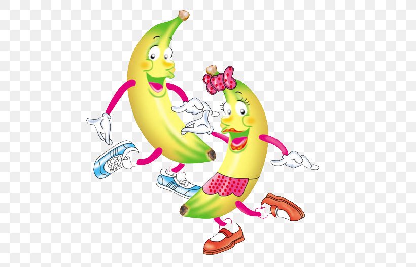 Banana Cartoon Illustration, PNG, 520x527px, Banana, Art, Auglis, Cartoon, Comics Download Free