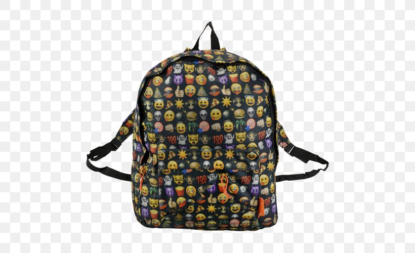 Handbag Backpack Emoji Satchel, PNG, 500x500px, Handbag, Backpack, Bag, Clothing Accessories, Emoji Download Free