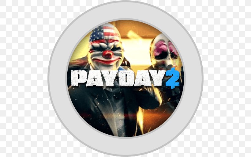 Payday 2 Payday: The Heist PlayStation ARMA 3 Xbox 360, PNG, 512x512px, Payday 2, Arma 3, Clown, Game, Overkill Software Download Free