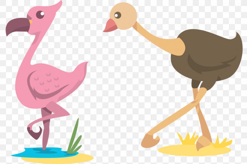 Common Ostrich Cartoon Clip Art, PNG, 928x617px, Common Ostrich, Beak, Bird, Cartoon, Drawing Download Free