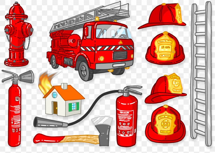 Firefighter Firefighting Fire Engine Siren Clip Art, PNG, 3462x2474px, Firefighter, Brand, Bunker Gear, Feuerwehrausrxfcstung, Fire Download Free