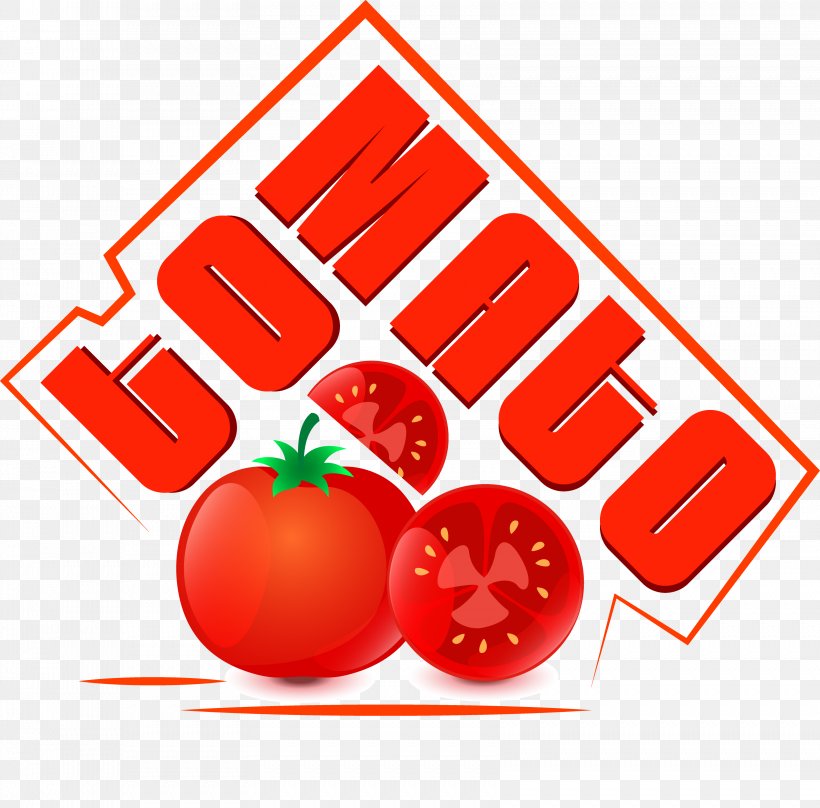 Tomato Logo Illustration, PNG, 3362x3313px, Tomato, Area, Art, Calligraphy, Food Download Free