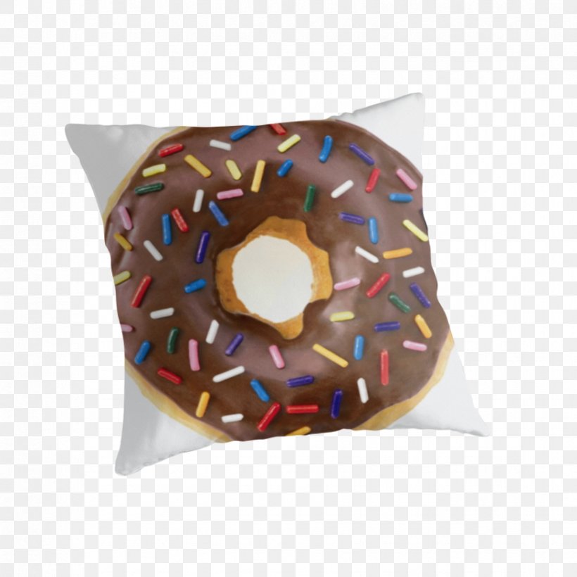 Berliner Donuts Chocolate Krapfen Pillow, PNG, 875x875px, Berliner, Chocolate, Cushion, Donuts, Krapfen Download Free