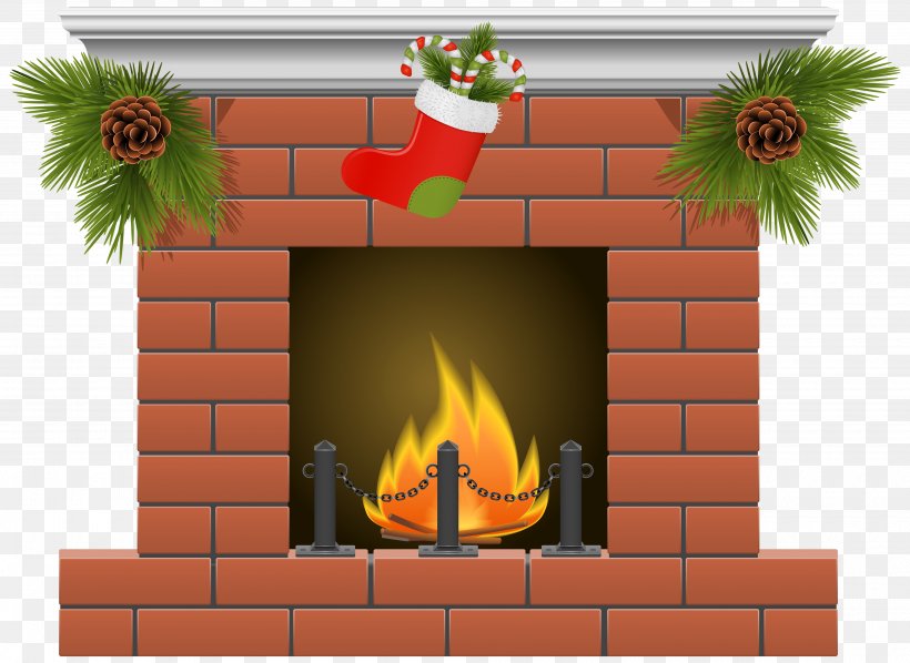 Fireplace Christmas Stockings Clip Art, PNG, 4000x2919px, Fireplace, Brick, Chimney, Christmas, Christmas Stockings Download Free