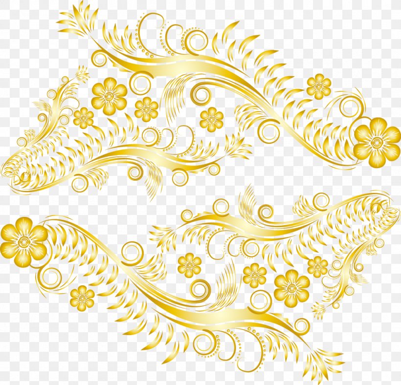 Gold Lace Pattern, PNG, 1052x1012px, Gold, Flower, Lace, Material, Picture Frame Download Free