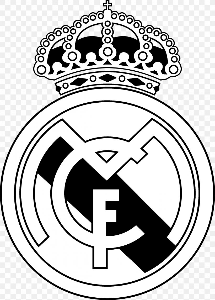 Real Madrid C.F. Football Vector Graphics, PNG, 2400x3348px, Real Madrid Cf, Area, Artwork, Black And White, Brand Download Free