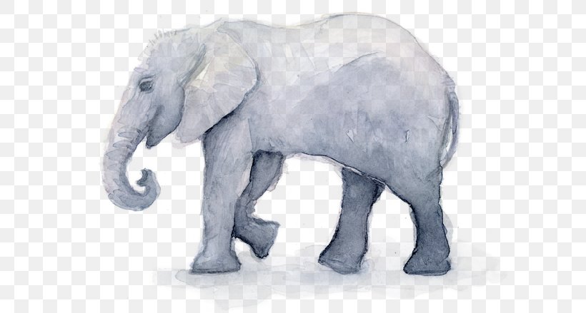 Watercolor Animal, PNG, 600x439px, Watercolor Painting, African Elephant, Animal Figure, Artist, Canvas Download Free