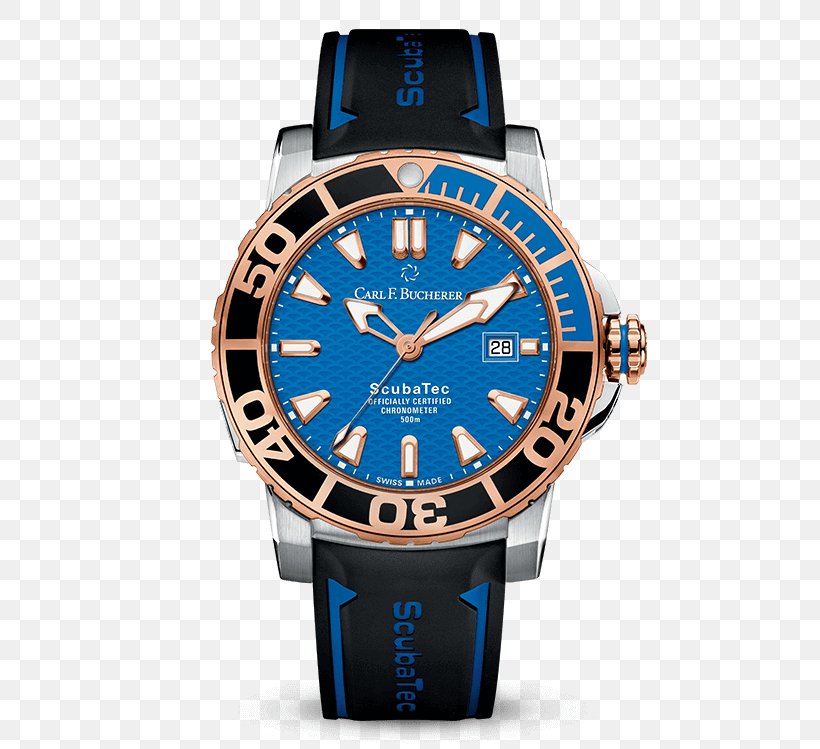 Carl F. Bucherer Diving Watch Jewellery Chronograph, PNG, 750x749px, Carl F Bucherer, Automatic Watch, Brand, Bucherer Group, Chronograph Download Free
