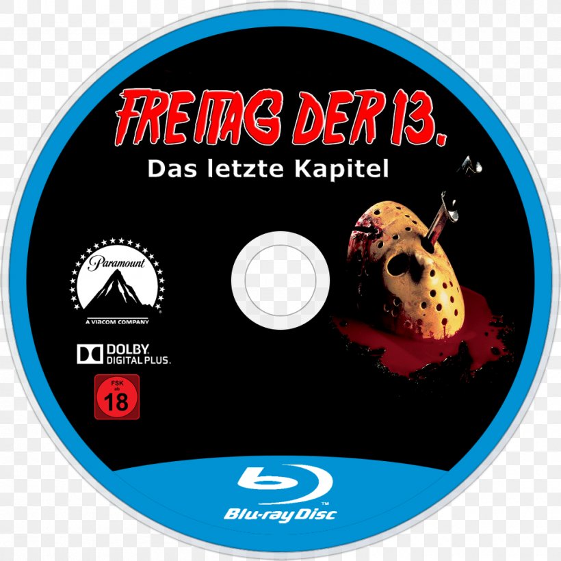 Compact Disc Blu-ray Disc Friday The 13th: The Game DVD, PNG, 1000x1000px, Compact Disc, Bluray Disc, Brand, Disk Image, Dvd Download Free