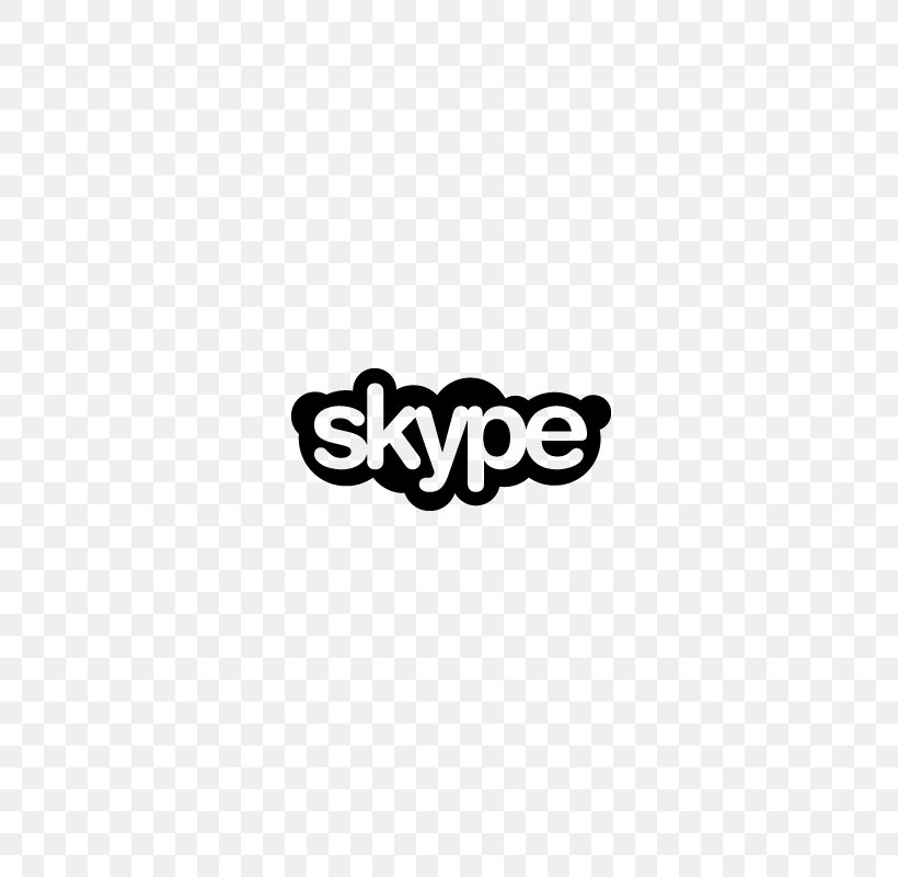 Skype For Business Microsoft Account Android, PNG, 800x800px, Skype, Android, Area, Black, Black And White Download Free