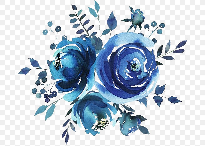 Download Watercolour Flowers Watercolor Painting Floral Bouquets Watercolor Flowers Clip Art Png 693x583px Watercolour Flowers Art Blue