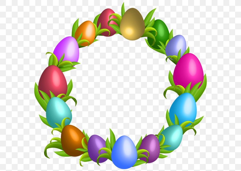 Easter Bunny Easter Egg Wreath Clip Art, PNG, 600x584px, Easter Bunny, Christmas, Craft, Easter, Easter Egg Download Free
