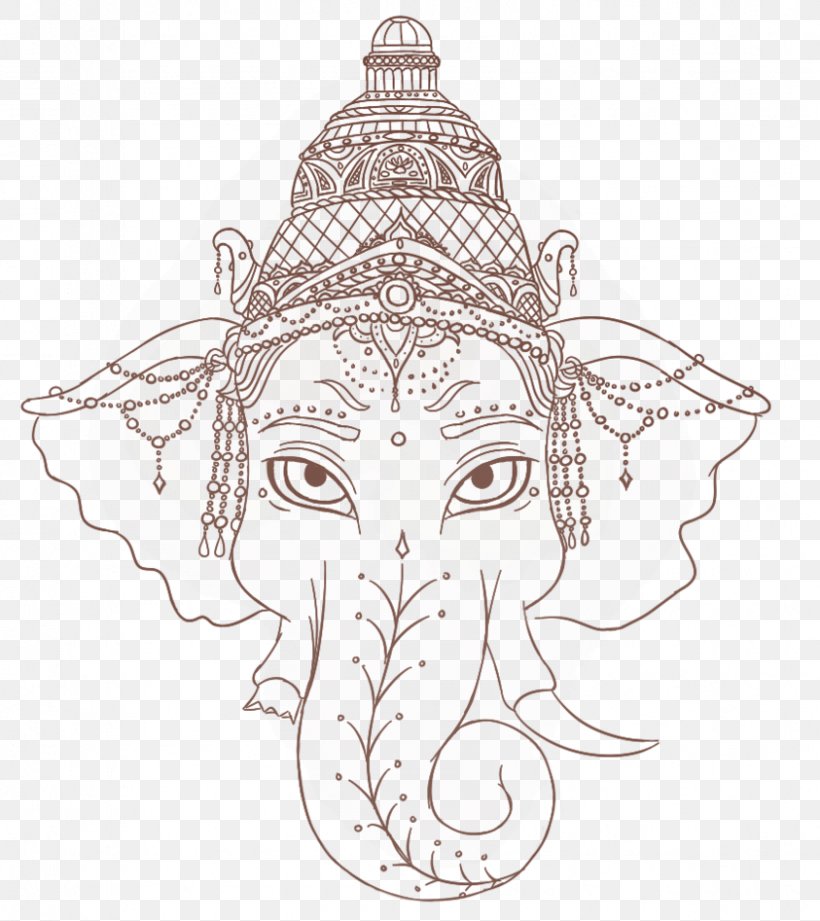 Ganesha Tattoo Artist, PNG, 843x947px, Watercolor, Cartoon, Flower, Frame, Heart Download Free