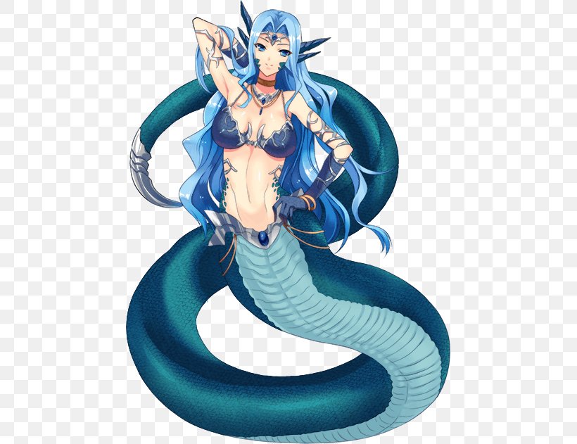 Monster Musume: Everyday Life With Monster Girls Online Lamia Sea Serpent, PNG, 461x631px, Watercolor, Cartoon, Flower, Frame, Heart Download Free