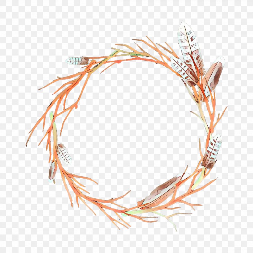 Orange, PNG, 2289x2289px, Cartoon, Cable, Fashion Accessory, Feather, Orange Download Free