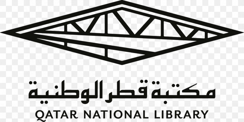 Qatar National Library Qatar Digital Library British Library Doha, PNG, 1200x603px, Qatar National Library, Area, Black And White, Brand, British Library Download Free