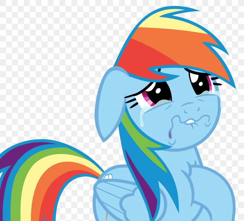 Rainbow Dash Pinkie Pie Twilight Sparkle Pony, PNG, 5507x4999px, Rainbow Dash, Art, Blue, Cartoon, Crying Download Free