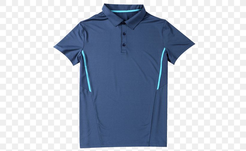 T-shirt Sleeve Polo Shirt Collar Tennis Polo, PNG, 505x505px, Tshirt, Active Shirt, Blue, Collar, Electric Blue Download Free