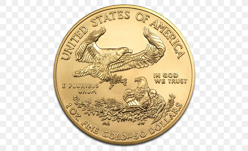 American Gold Eagle Bullion Coin Gold Coin, PNG, 500x500px, American Gold Eagle, American Buffalo, Bronze Medal, Bullion, Bullion Coin Download Free