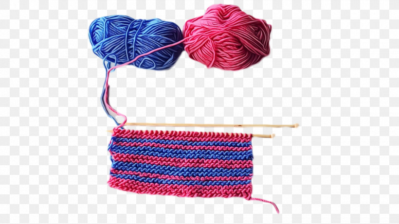 Crochet Woolen Pink M Wool, PNG, 1920x1080px, Watercolor, Crochet, Paint, Pink M, Wet Ink Download Free