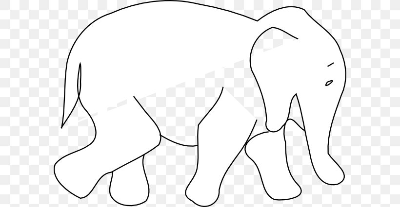 Horse Elephant Outline Animal Clip Art, PNG, 600x426px, Watercolor, Cartoon, Flower, Frame, Heart Download Free