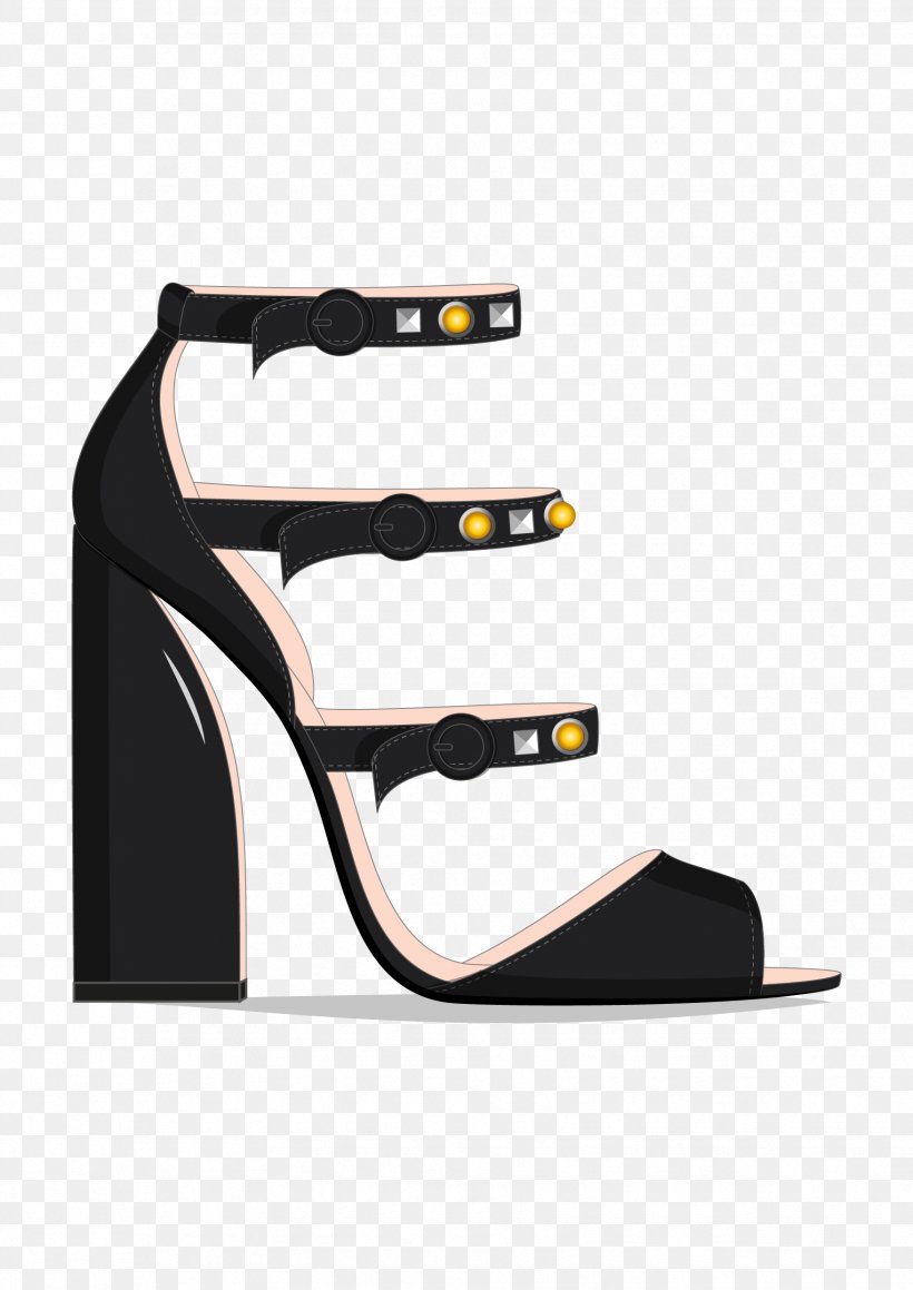 Shoe Sandal Product Design Strap, PNG, 1754x2480px, Shoe, Basic Pump, Black, Black M, Footwear Download Free