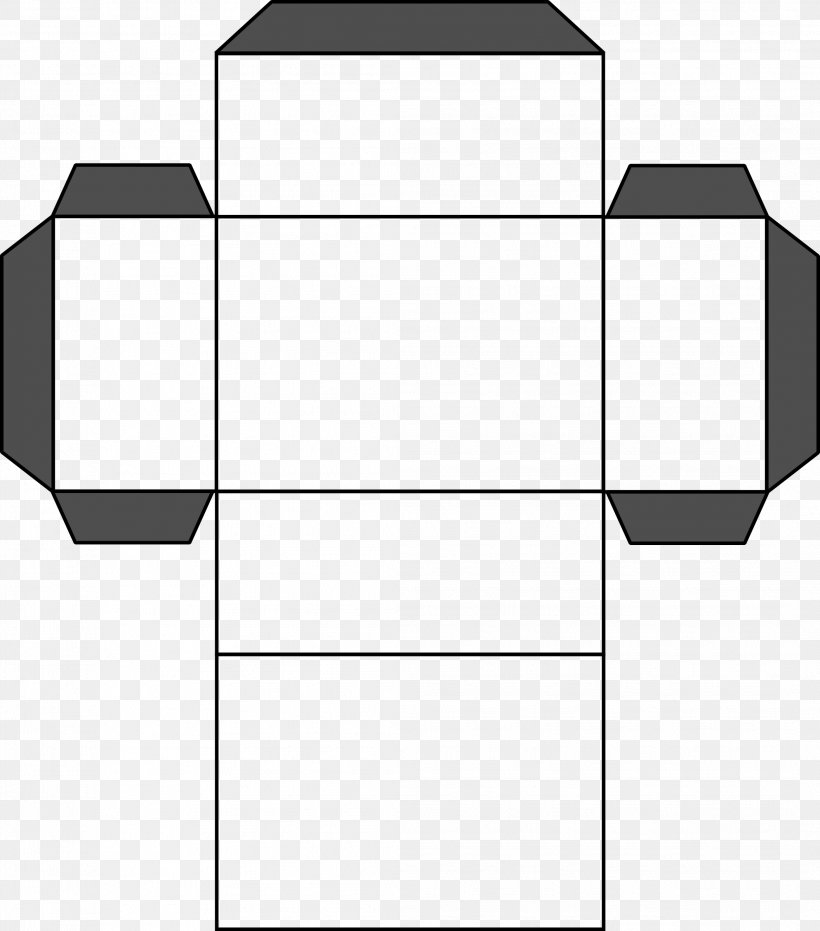 Cuboid Rectangle Geometry Net Clip Art, PNG, 2112x2400px, Cuboid, Area, Black, Black And White, Cube Download Free