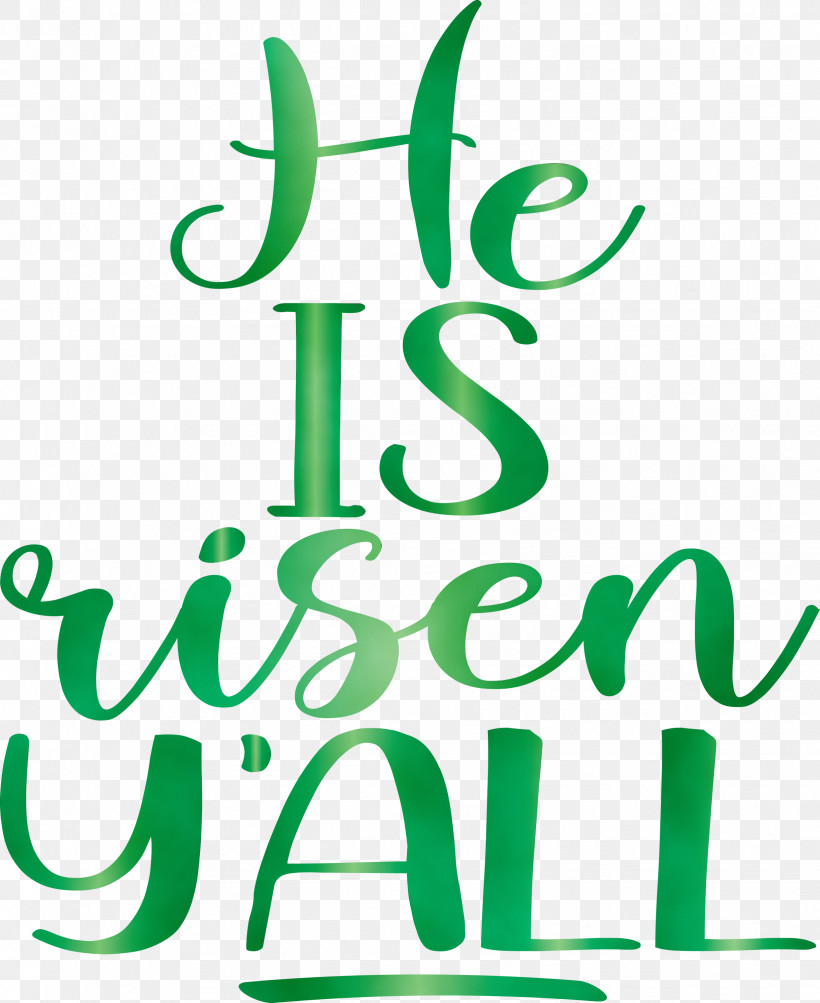 Green Text Font Logo, PNG, 2452x3000px, He Is Risen, Green, Jesus, Logo, Paint Download Free