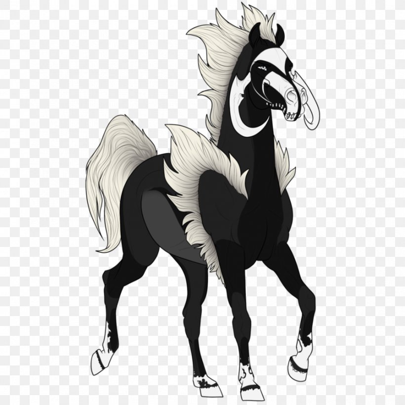 Mustang Stallion Black & White, PNG, 894x894px, Mustang, Animal Figure, Black White M, Blackandwhite, Drawing Download Free
