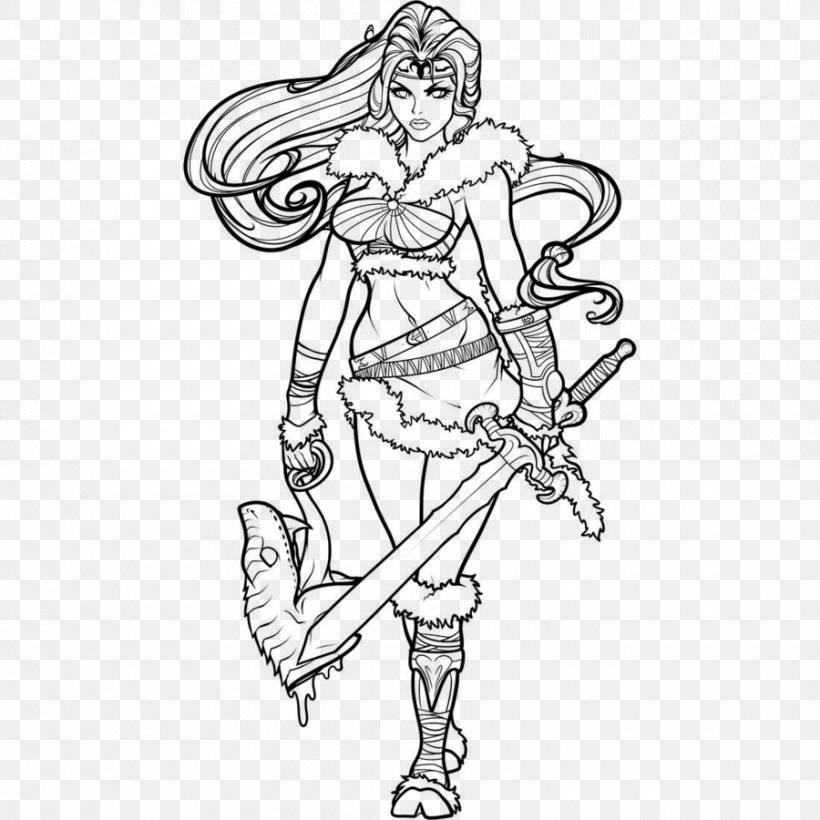 Coloring Book Police Officer Warrior Woman, PNG, 900x900px, Coloring Book, Adult, Arm, Art, Artwork Download Free