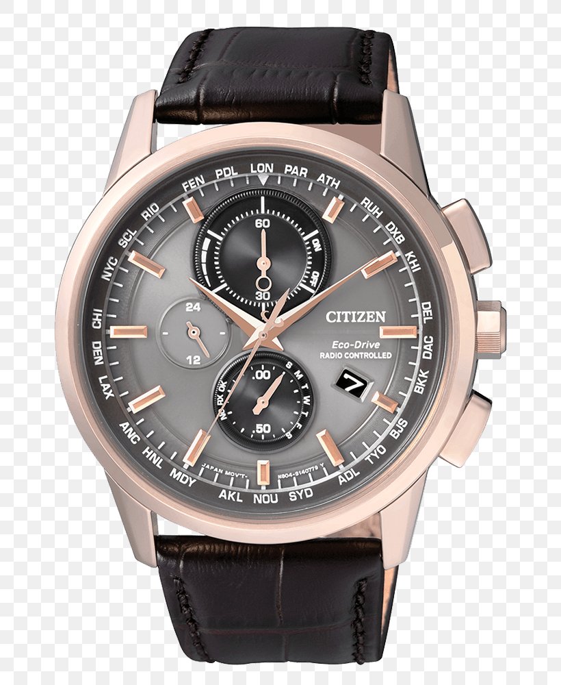 Eco-Drive Radio Clock Citizen Holdings Watch CITIZEN Men’s World Chronograph A-T, PNG, 740x1000px, Ecodrive, Brand, Chronograph, Citizen Holdings, Clock Download Free