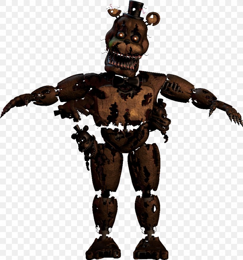 Five Nights At Freddy's: Sister Location Five Nights At Freddy's 2 Freddy Fazbear's Pizzeria Simulator Five Nights At Freddy's 4 Nightmare, PNG, 941x1003px, Nightmare, Action Toy Figures, Animal Figure, Animatronics, Fictional Character Download Free