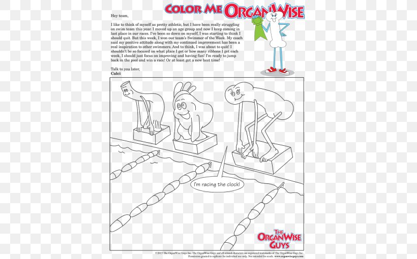 Coloring Book Child The OrganWise Guys Paper, PNG, 510x510px, Watercolor, Cartoon, Flower, Frame, Heart Download Free