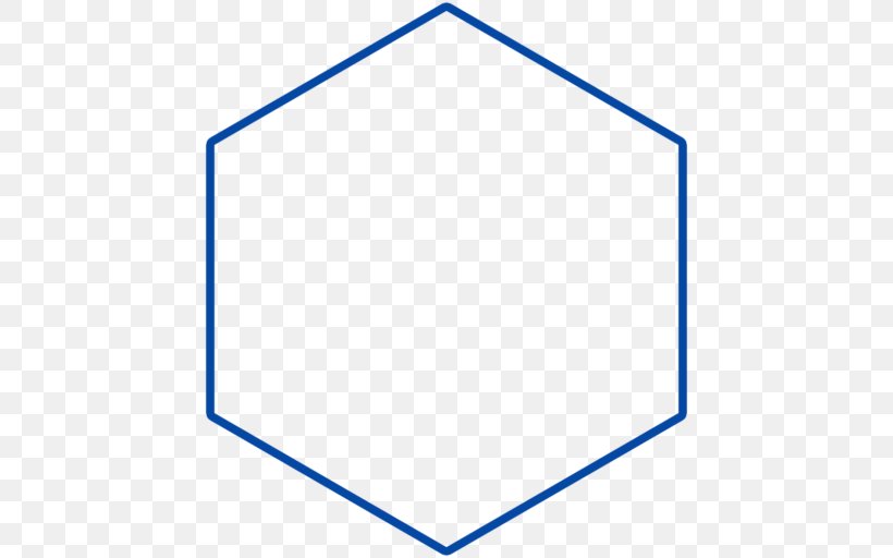 Hexagon Shape Regular Polygon Geometry, PNG, 512x512px, Hexagon, Apothem, Area, Blue, Concave Polygon Download Free