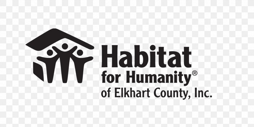 Logo Brand Product Design Habitat For Humanity Hurricane Harvey Relief, PNG, 1500x750px, Logo, Black, Black And White, Black M, Brand Download Free